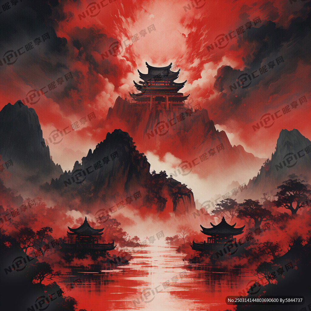 黑红色 纵向渐变背景