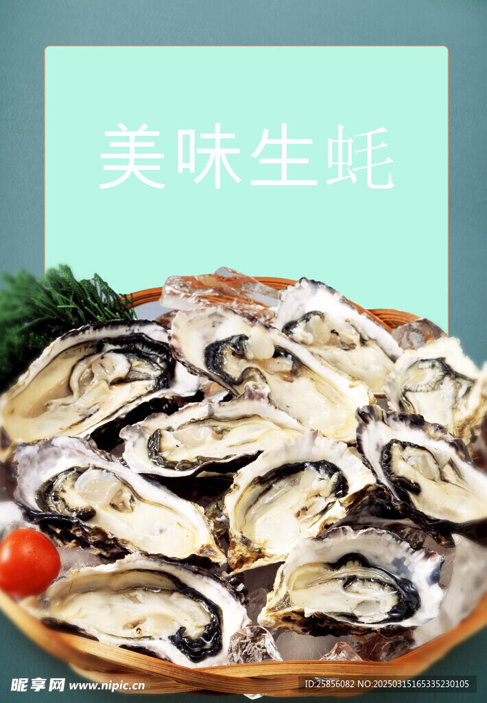 生蚝 海报素材