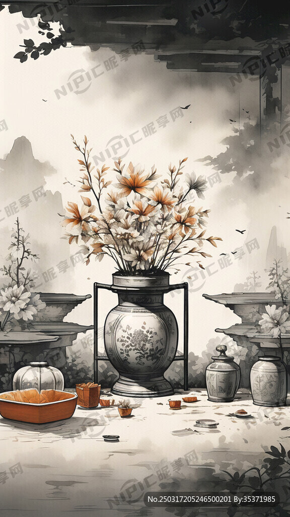 清明节安全文明祭祀宣传海报