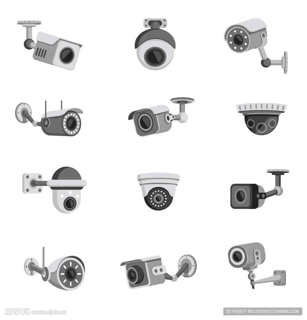 摄像头矢量素材