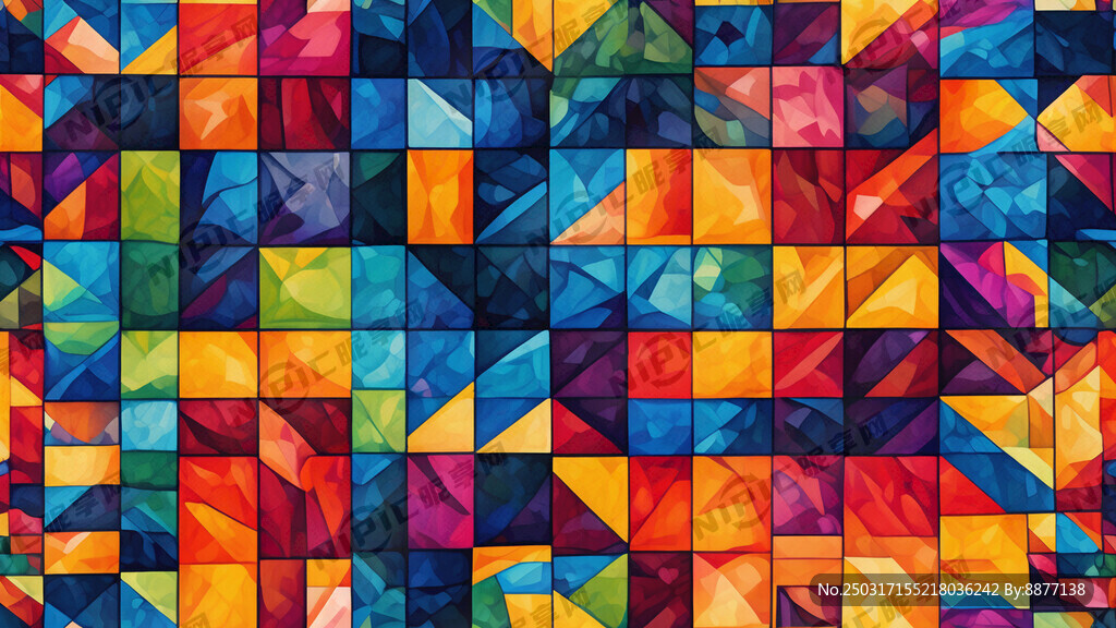 七彩背景 五彩缤纷 绚丽多彩