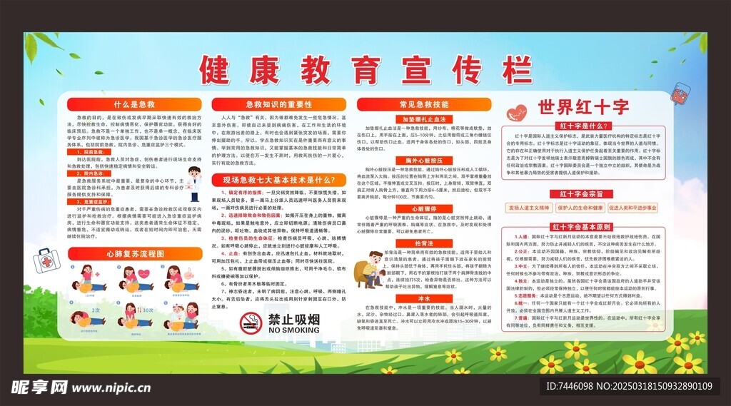 健康教育宣传栏急救知识