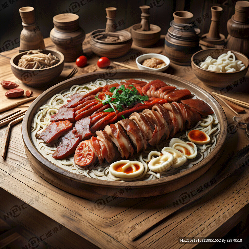 古法饸饹面 木床饸饹面