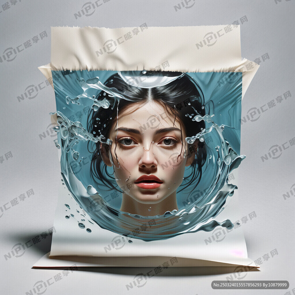 一张洗印的相纸 防水效果特别好