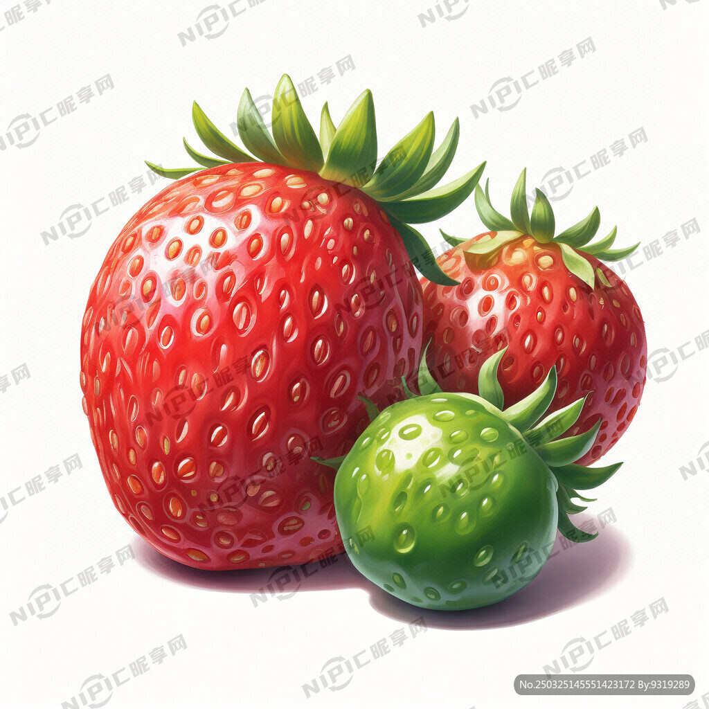 草莓、小番茄、火龙果海报