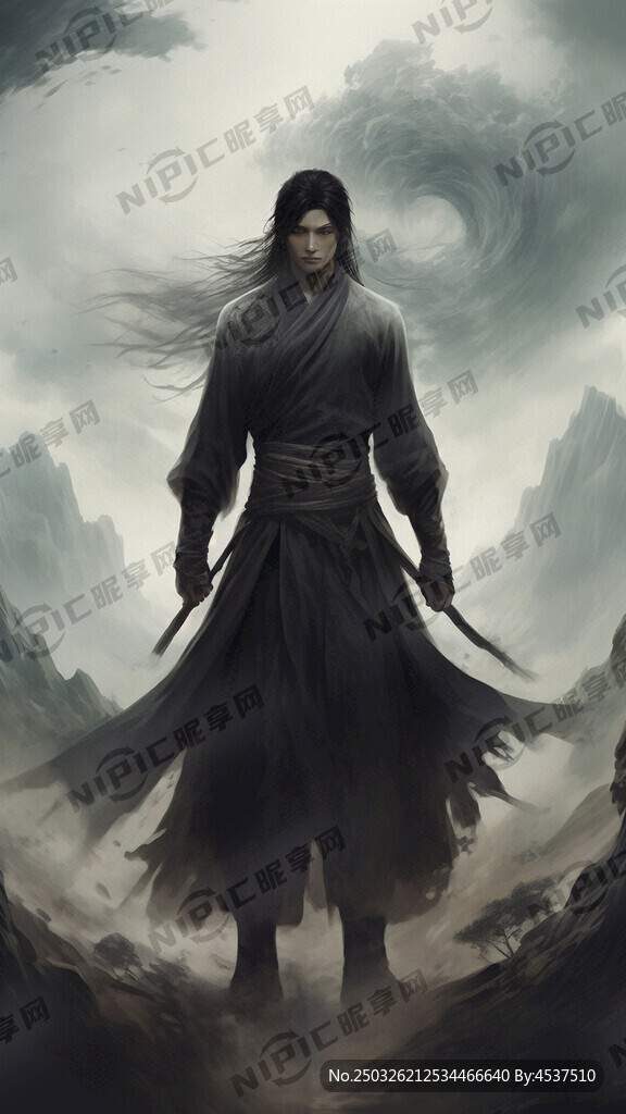 玄幻插画 电影感 神秘