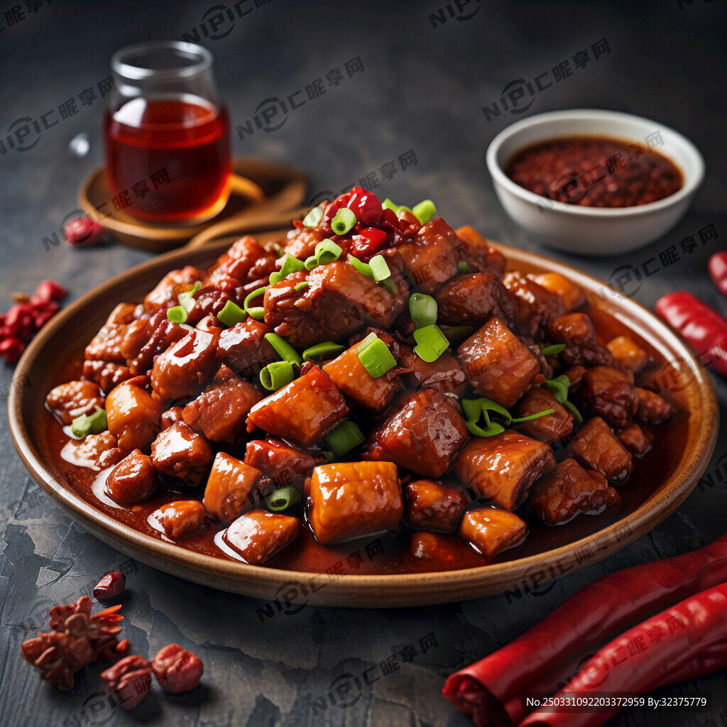 山楂焖肉 红烧肉焖山楂