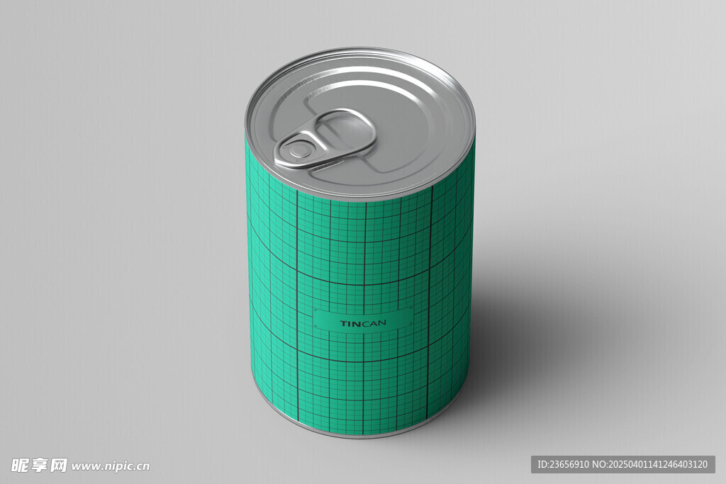 锡罐罐头盒装模型样机 