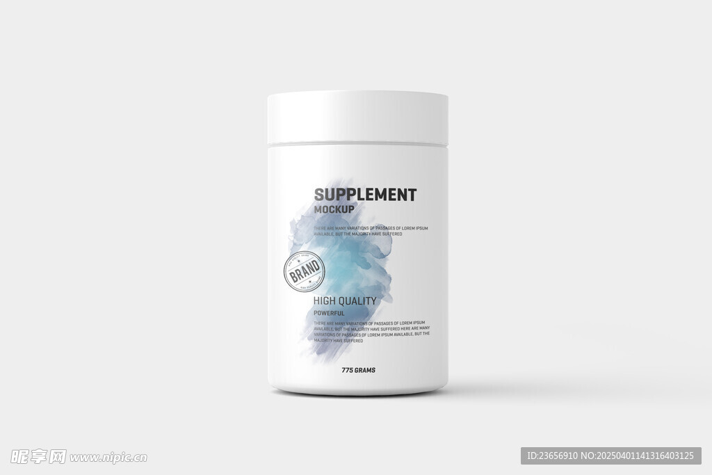 能量保健蛋白包装样机 