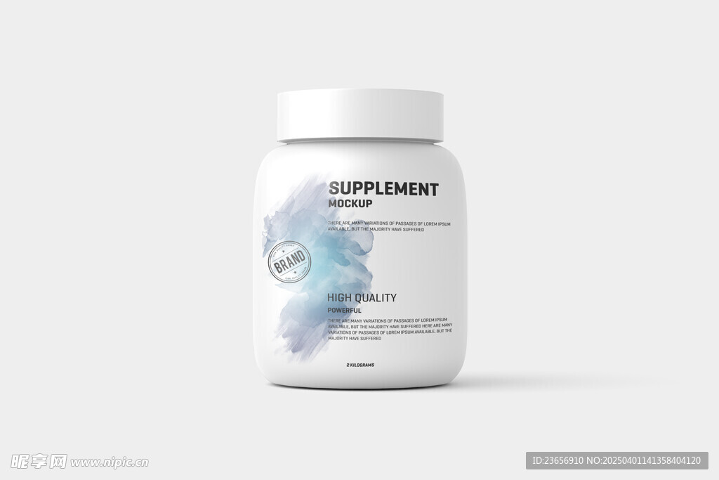 能量保健蛋白包装样机 