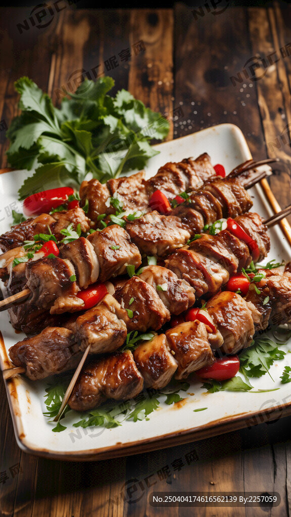 超大红柳烤羊肉串