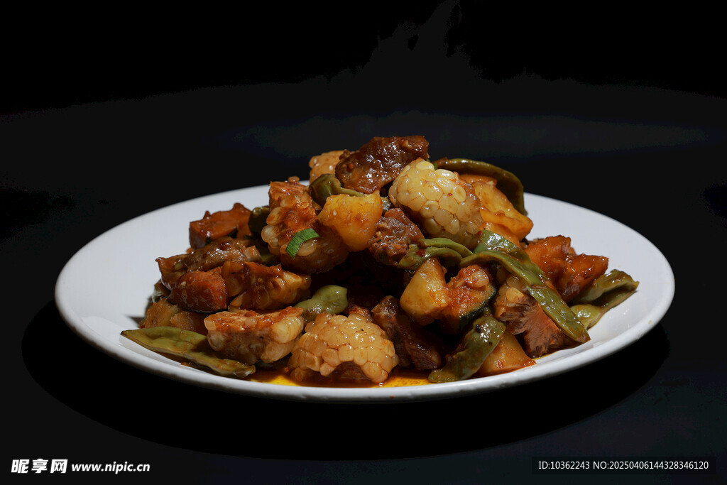 农家四宝  一锅出