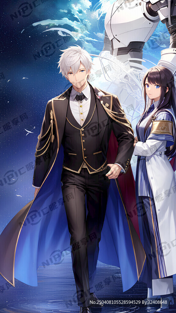 男医生和女医生 全身像