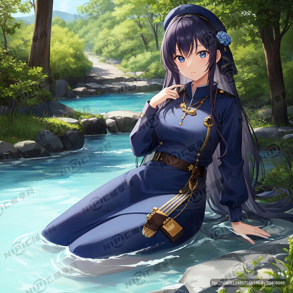 藏蓝色工装 女性