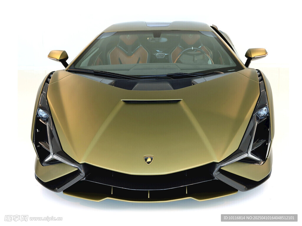 金色兰博基尼跑车