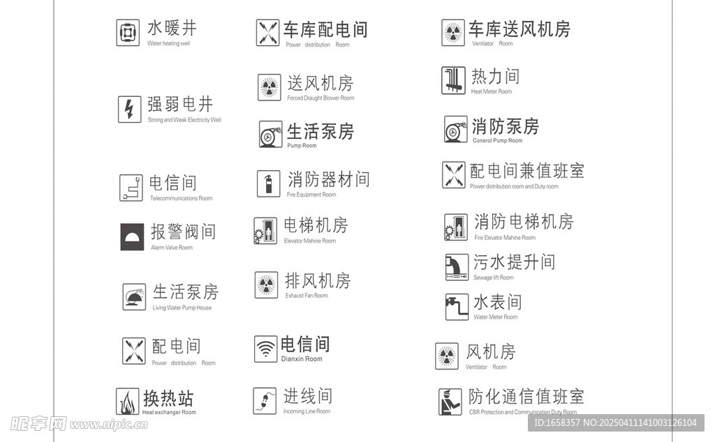 水暖井 小区门牌 物业门牌  