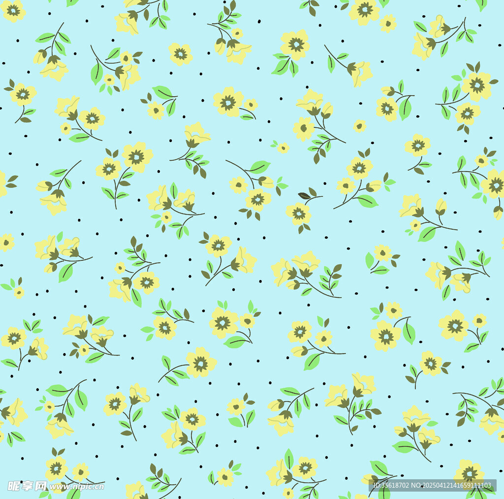 夏日风小碎花向日葵雏菊