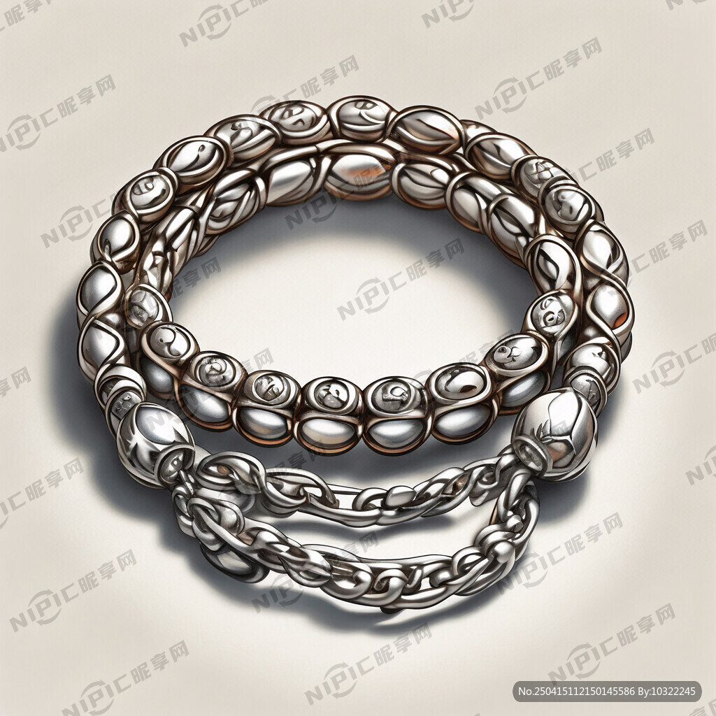 泰银颜色古铜色 银饰广告画 