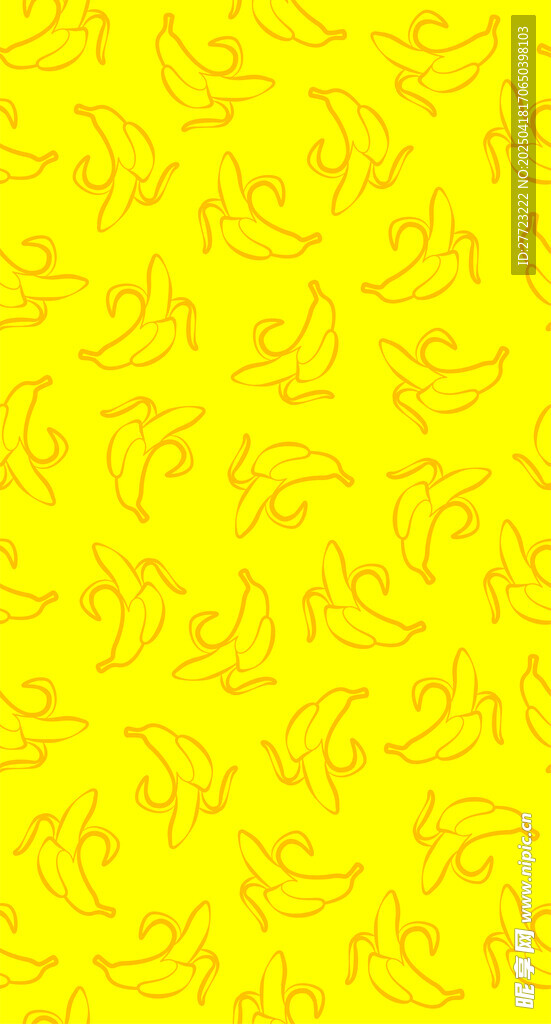香蕉底纹背景
