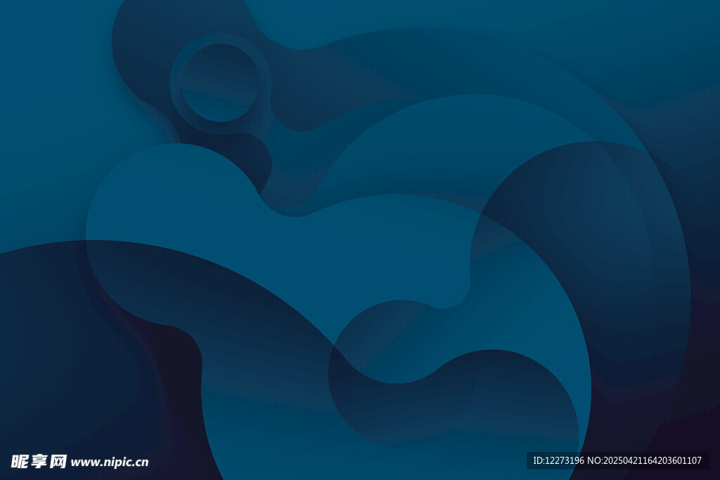 蓝色抽象几何图形背景