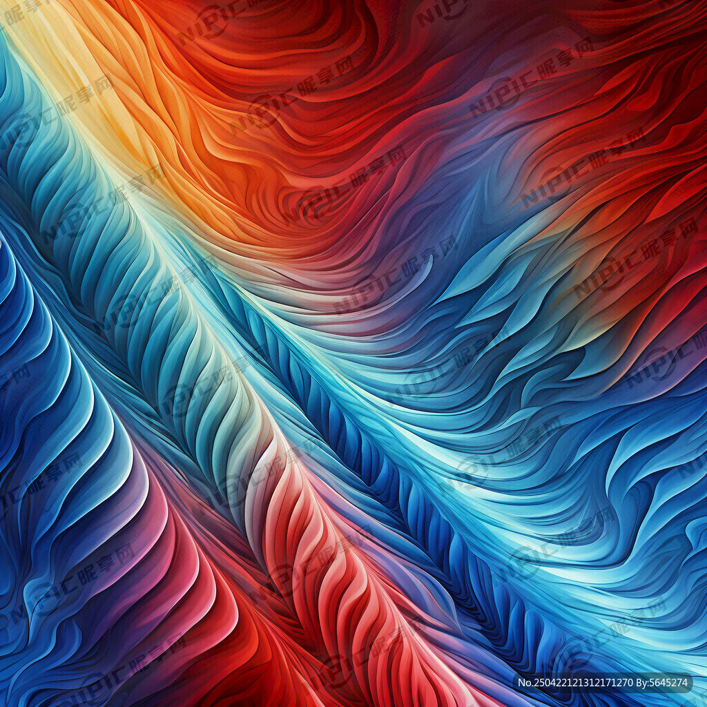 蓝色渐变感的纹路图在左下角