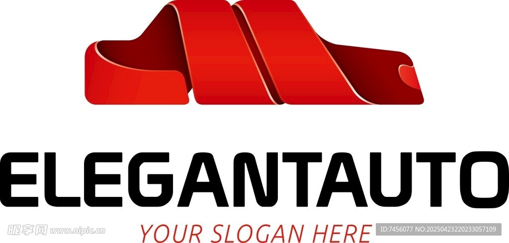 优雅汽车标志设计