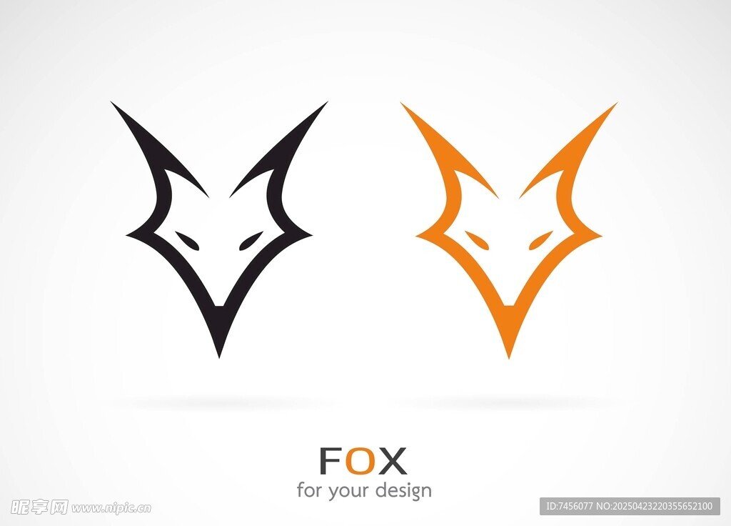 狐狸风格标志设计
