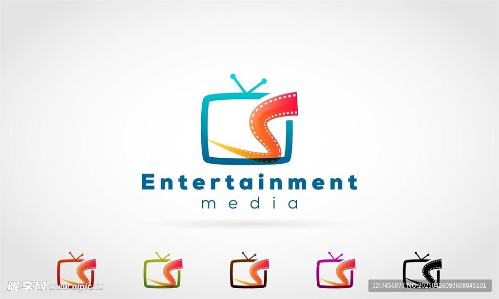 娱乐媒体标志设计