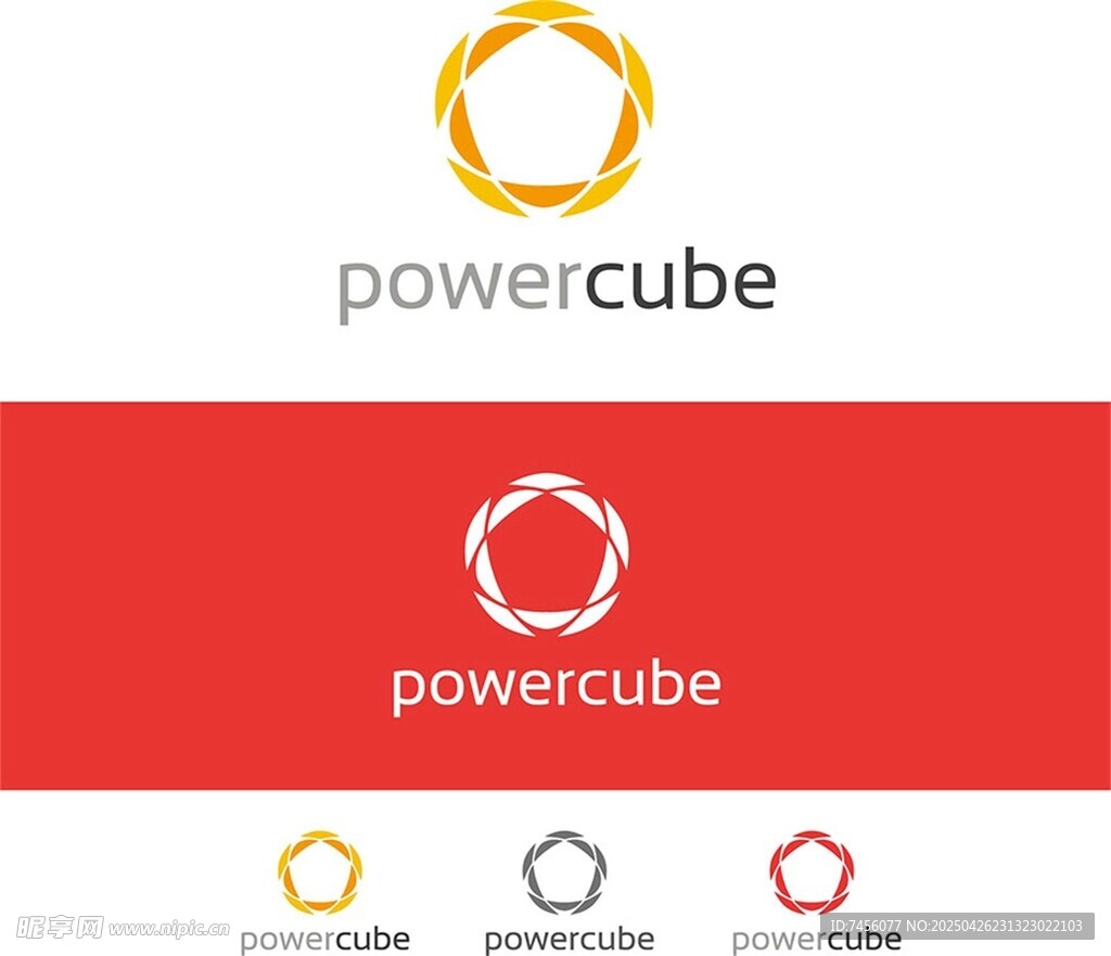 PowerCube品牌标志设计