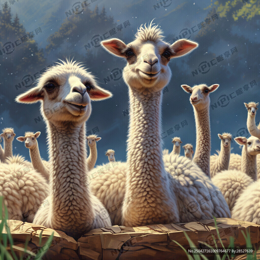 羊驼和鸵鸟看剧