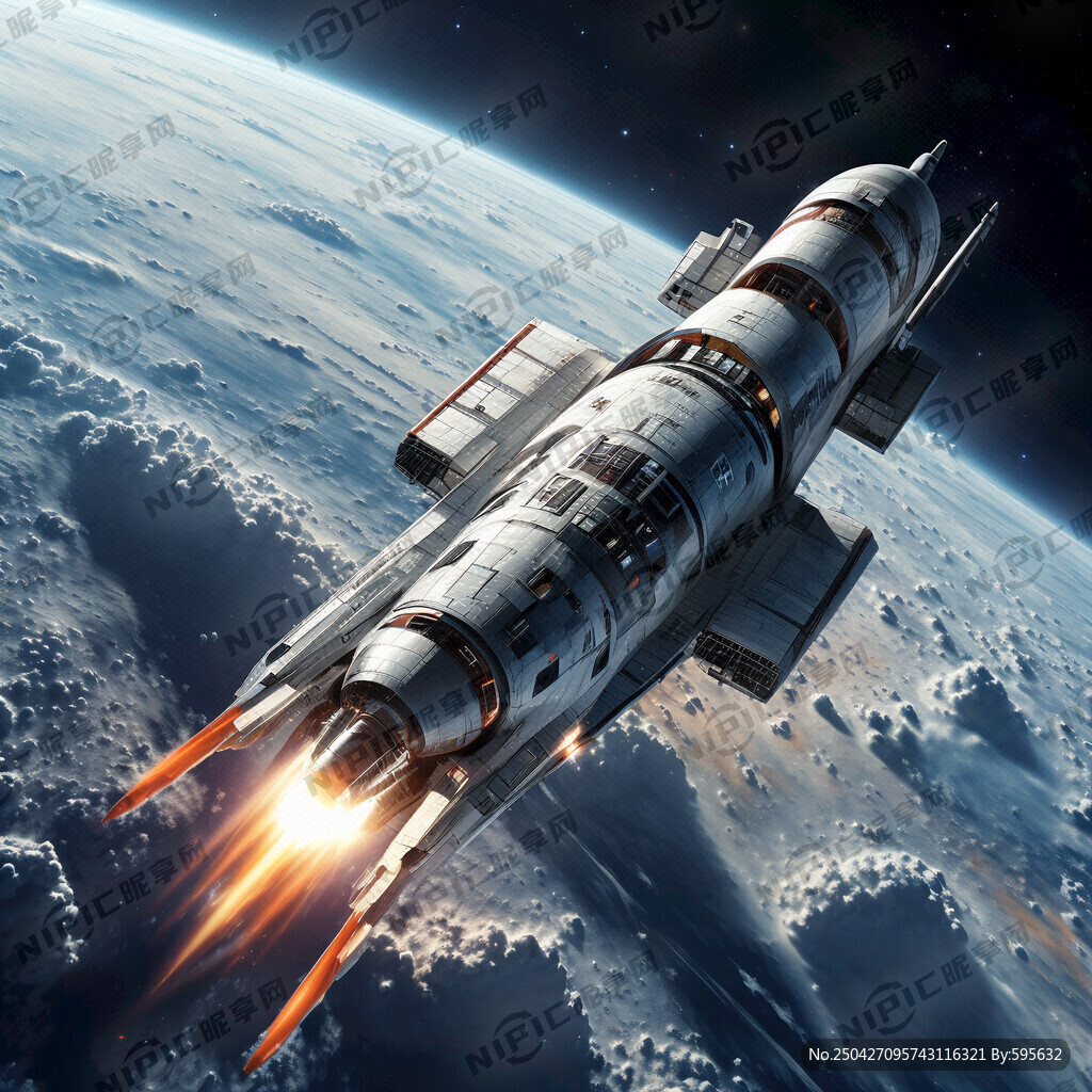 帮我画一幅神舟5号飞船高清图