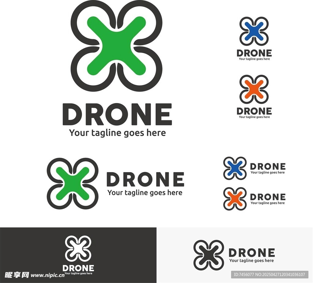 无人机标志设计