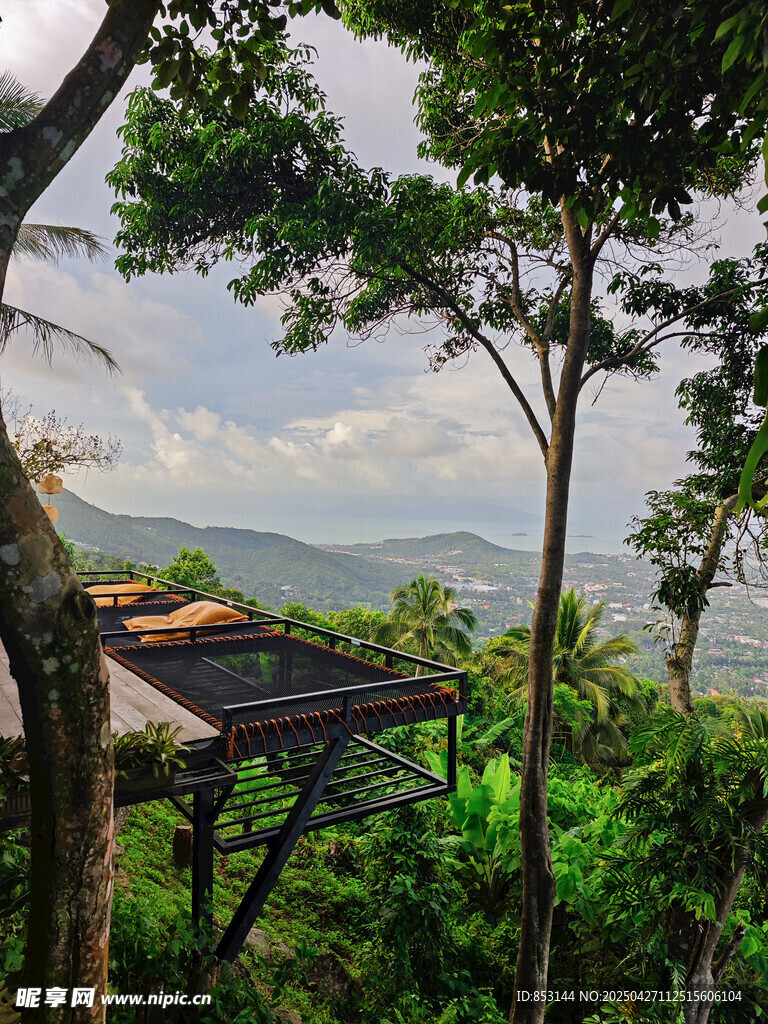 森林餐厅观景台