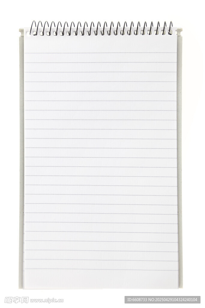 空白横线笔记本页面