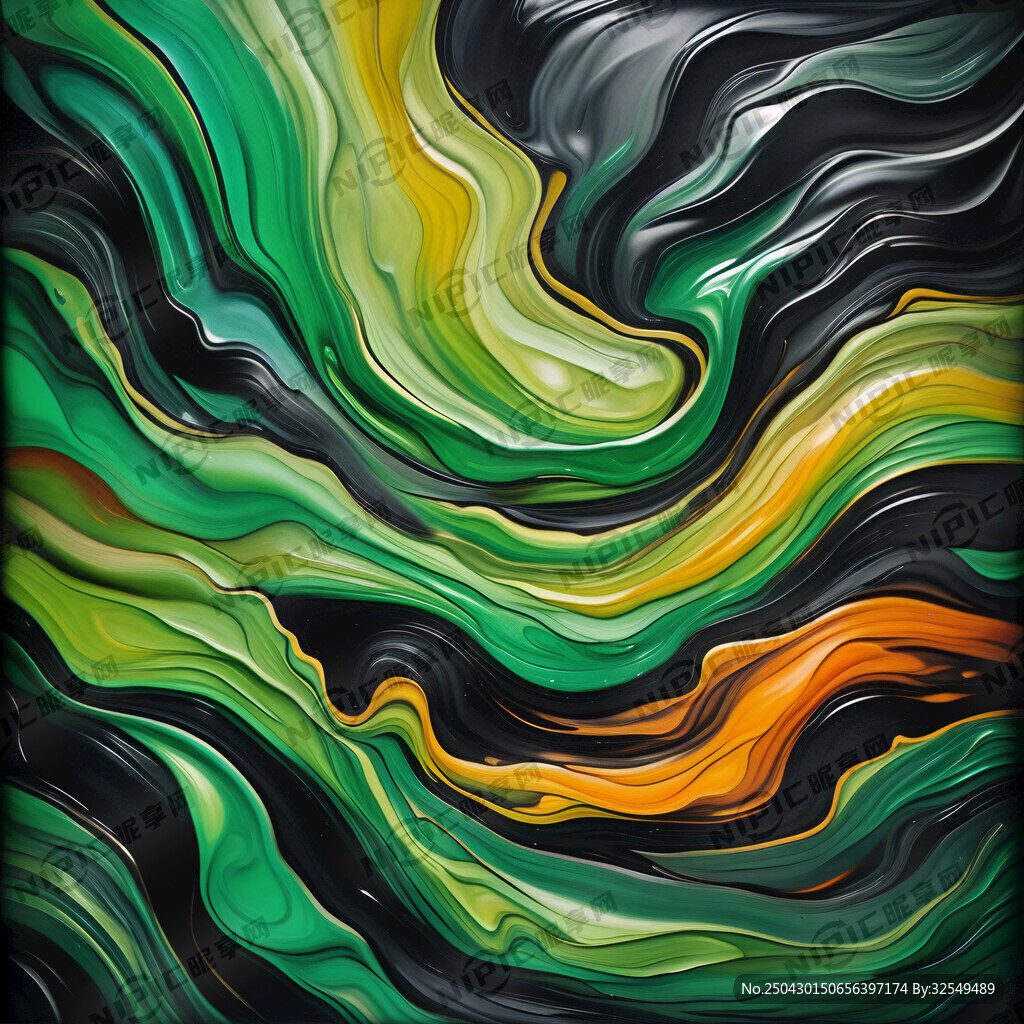 鲜明对比效果的抽象艺术作品