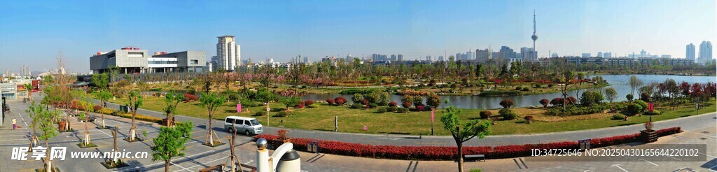 城市景观全景图