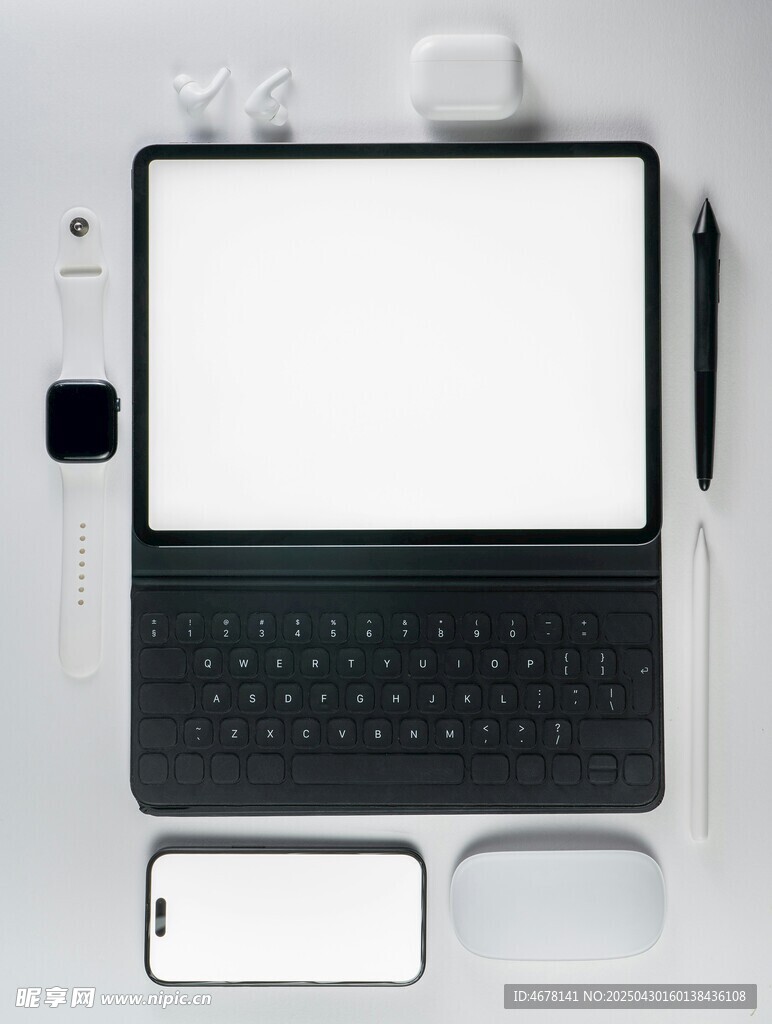 平板电脑及周边配件展示