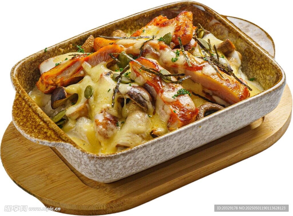 美味海鲜芝士焗饭