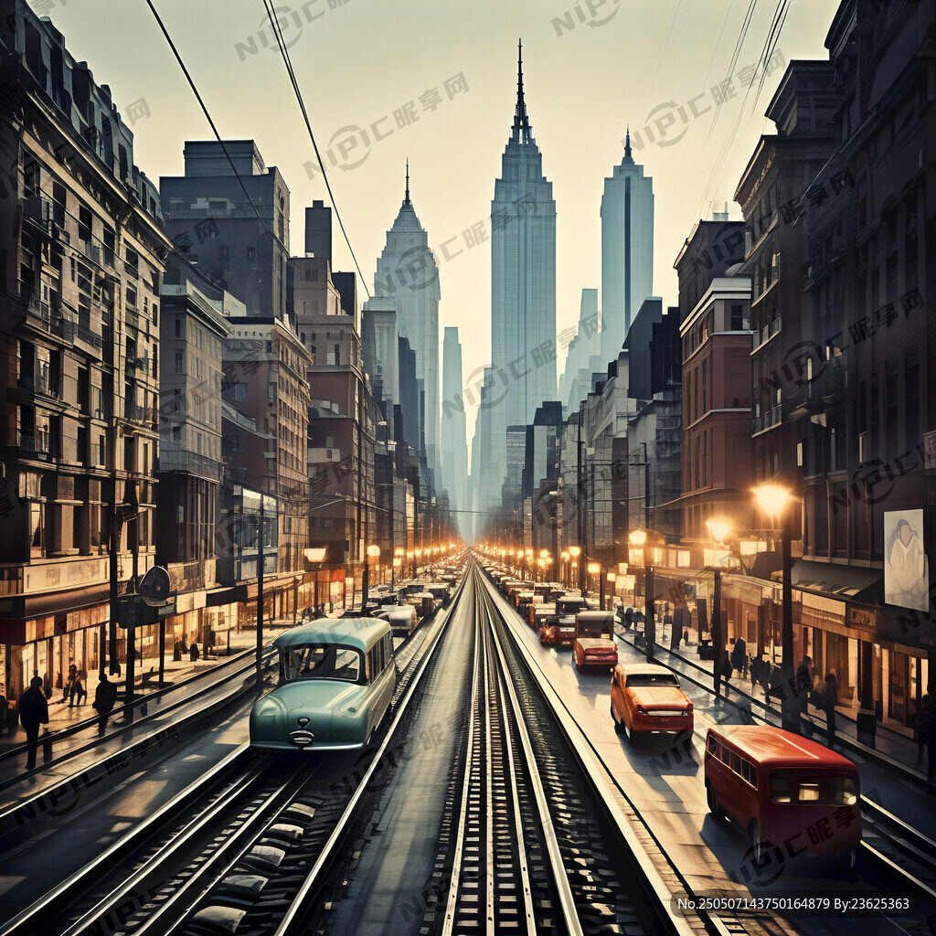 1950年纽约第五大道高架轨道