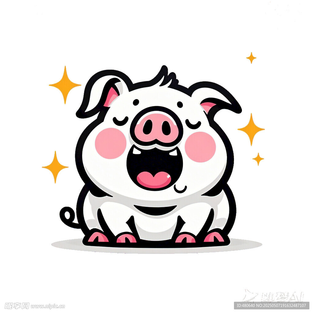 小猪卡通画图片