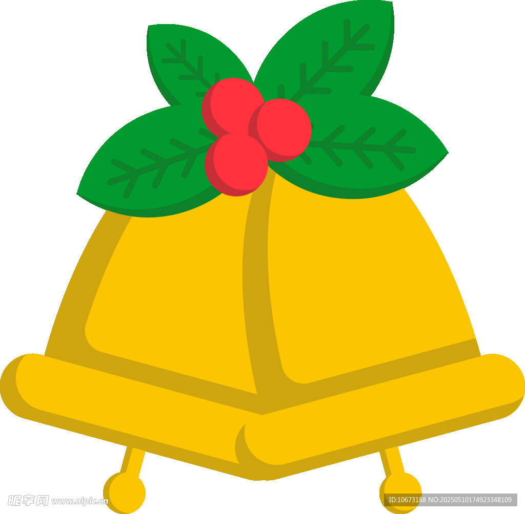 金色圣诞铃铛装饰