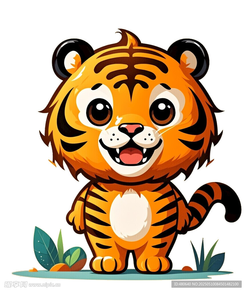 卡通老虎插画