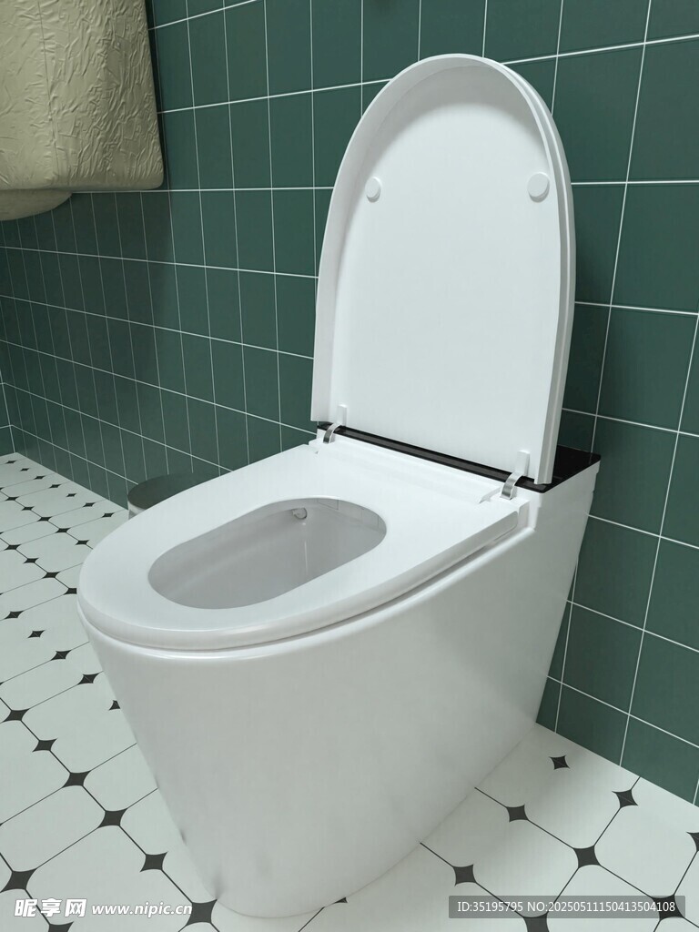 现代简约风格白色马桶