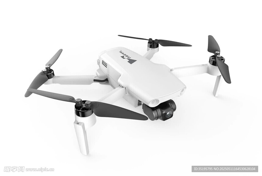 白色无人机模型展示
