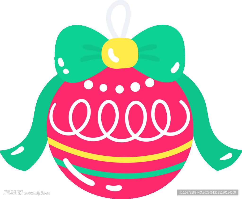 彩色圣诞装饰球