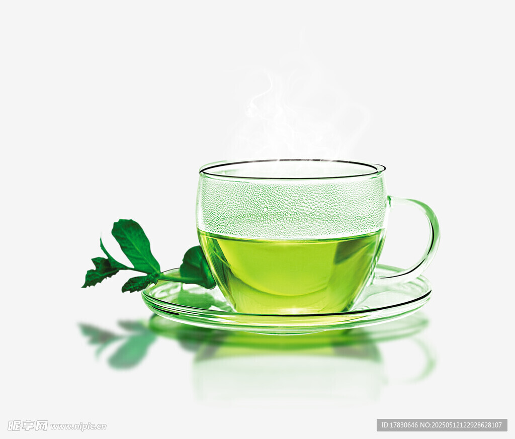 清新绿茶杯 绿意盎然