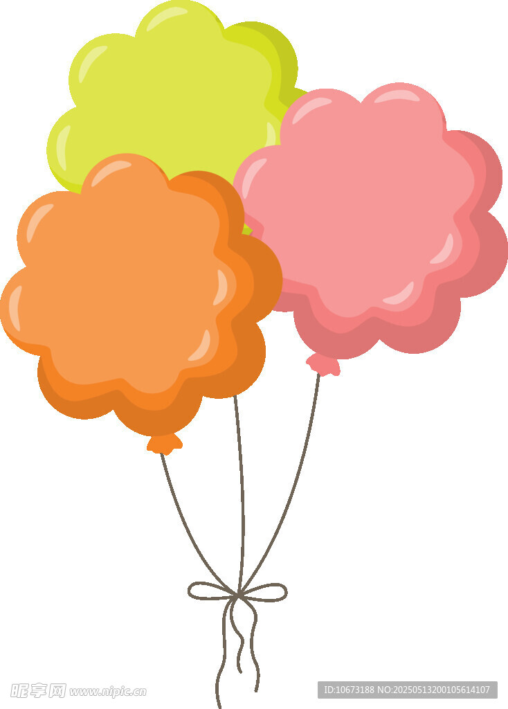 彩色气球组合
