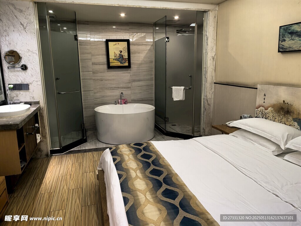 现代风格舒适酒店客房