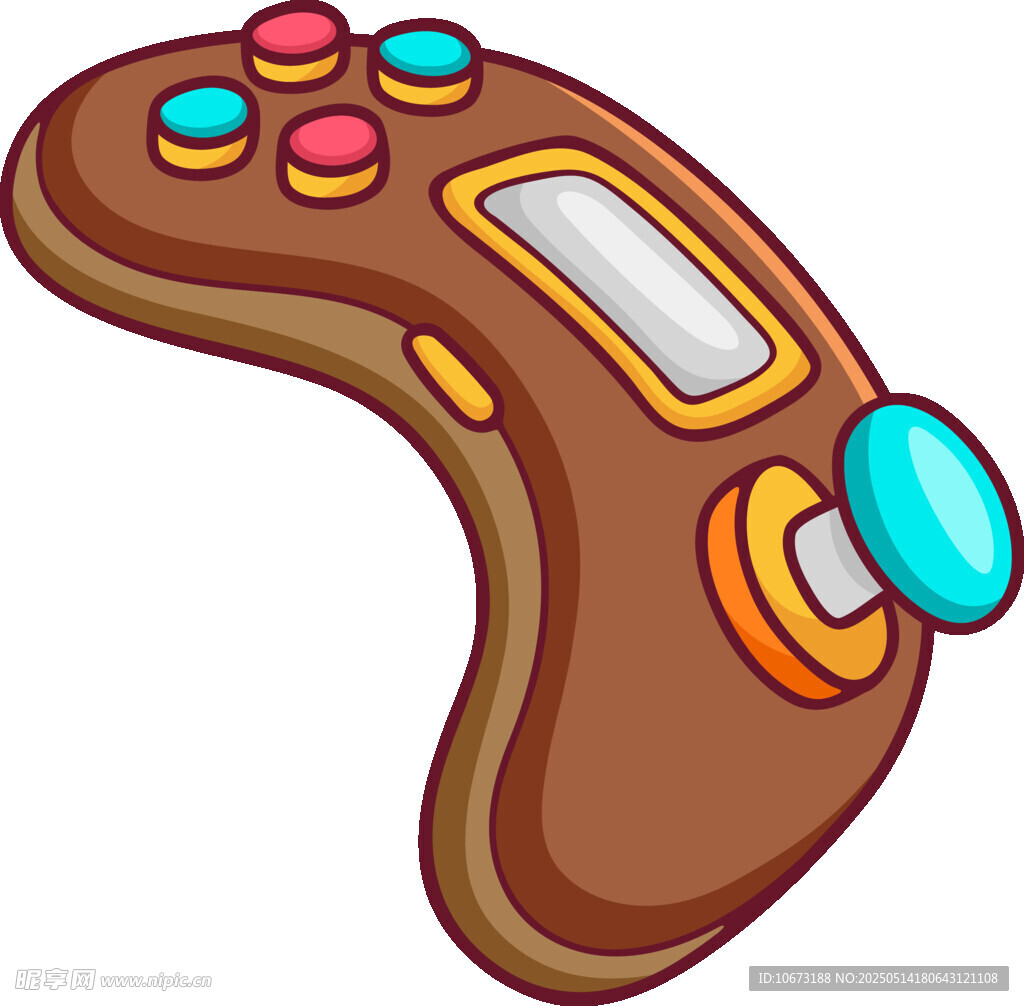 卡通风格游戏手柄