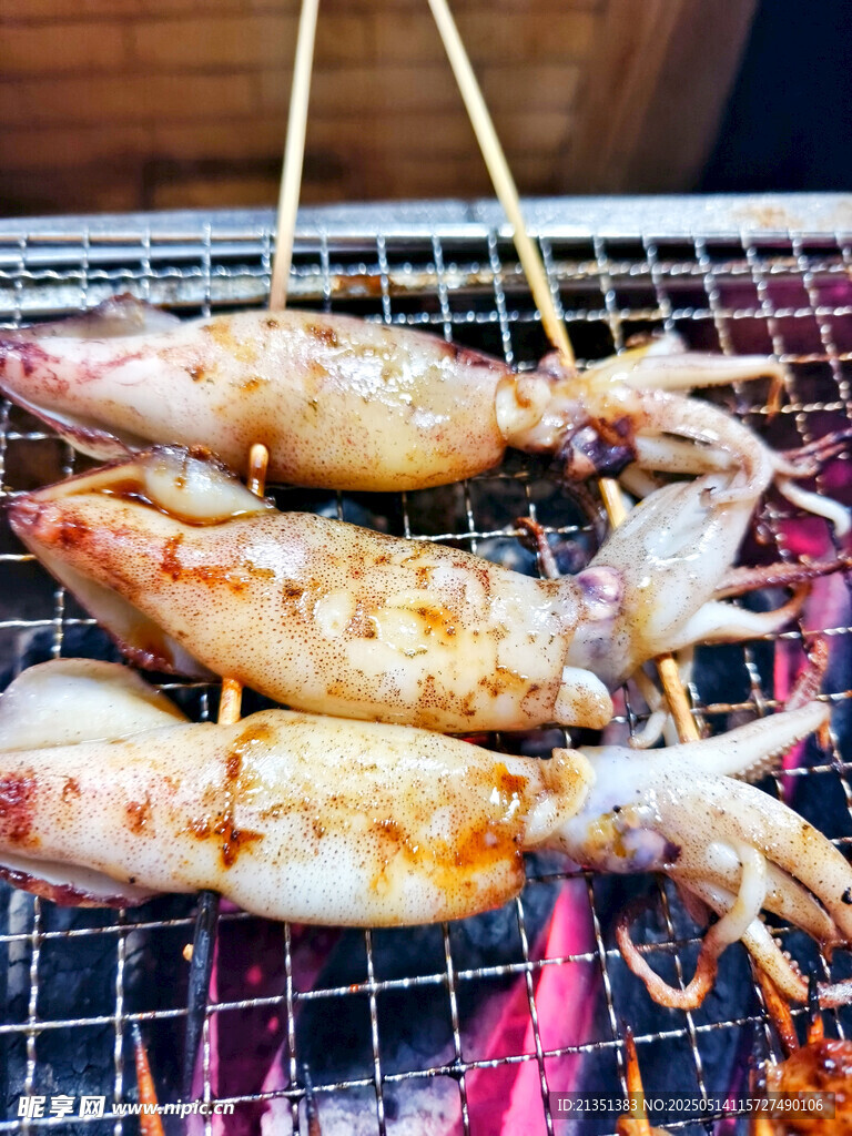 烤鱿鱼